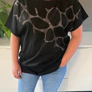 Evis T-shirt med pailletter