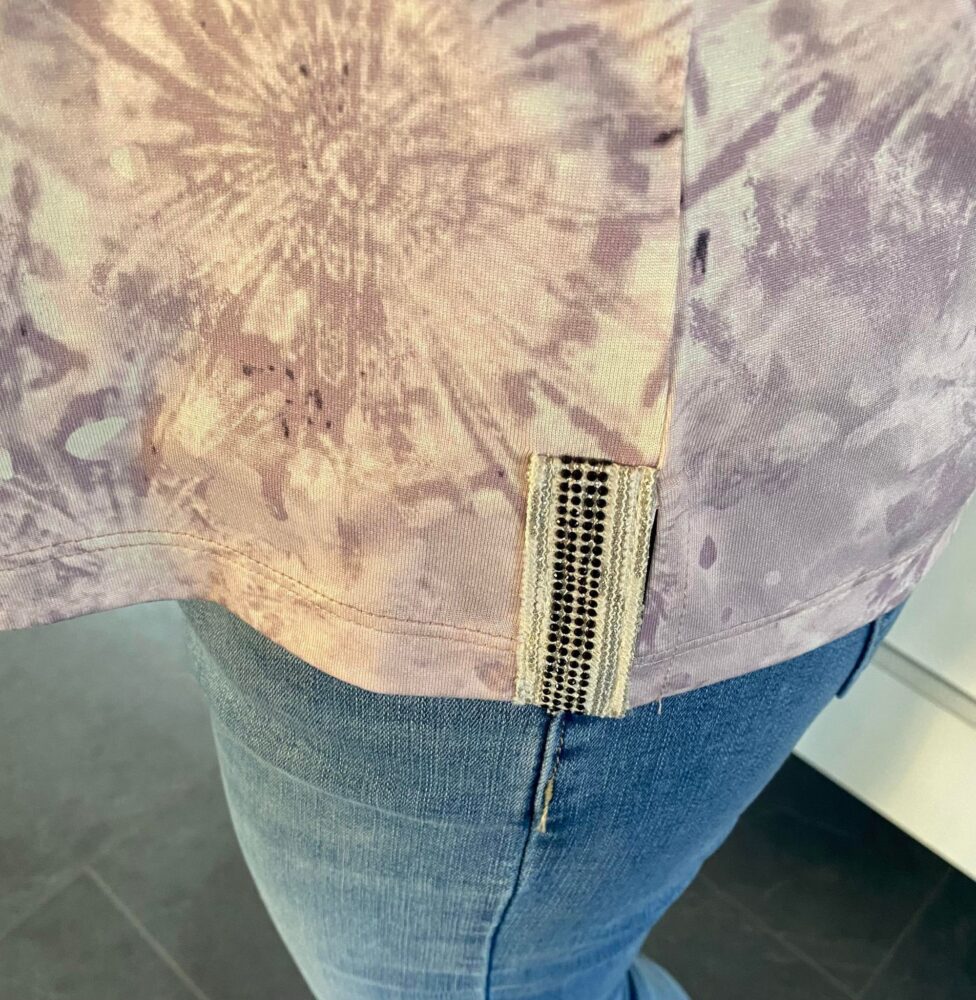 t-shirt med pailletter