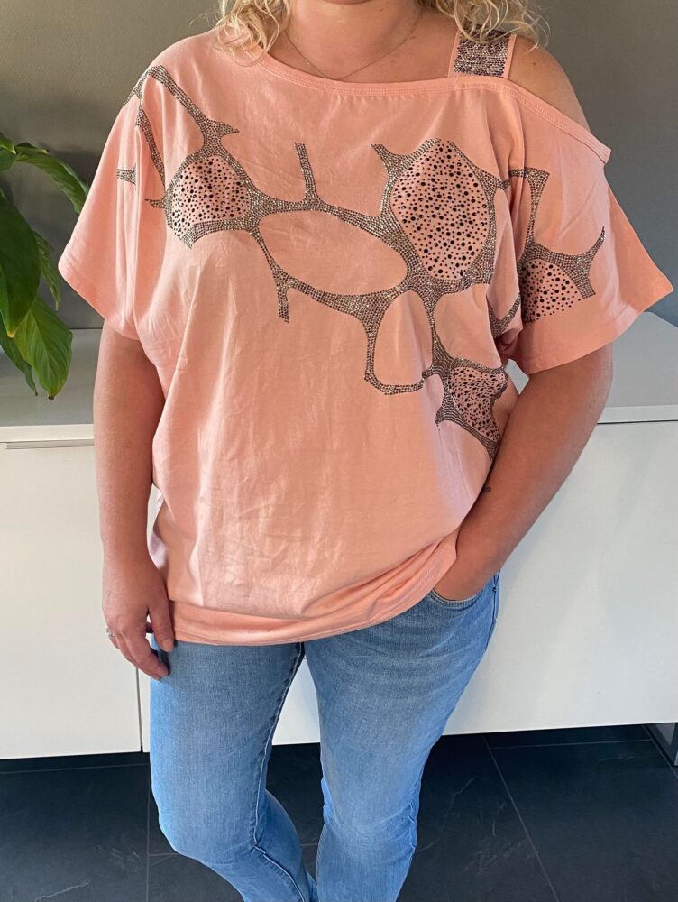 t-shirt med pailletter