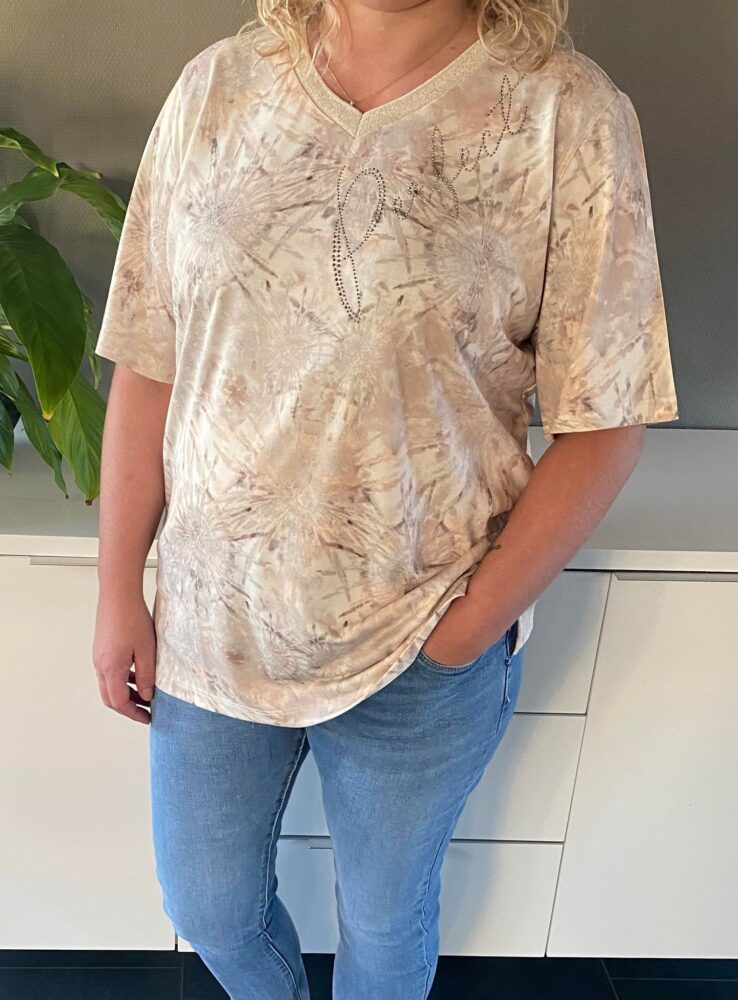 t-shirt med pailletter