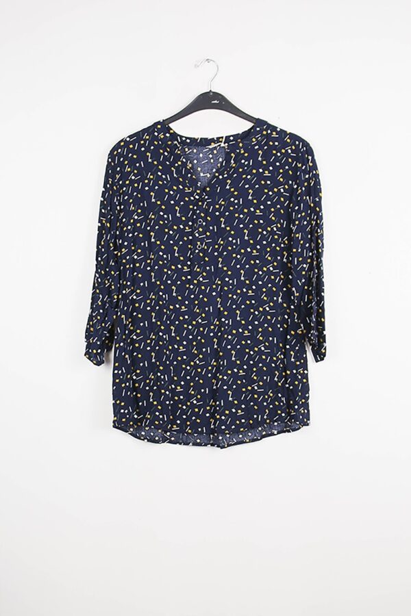 Bluse med print